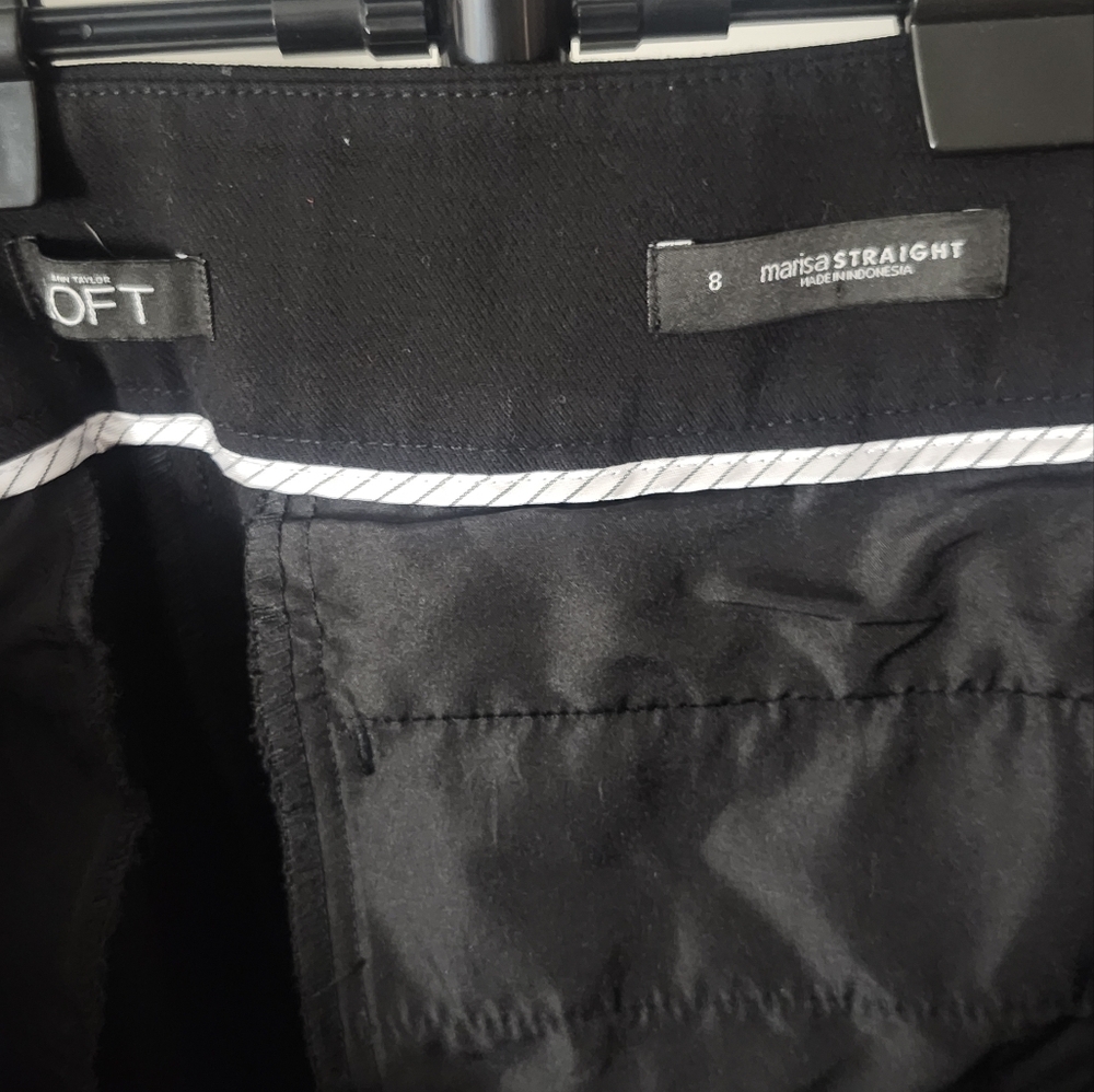 LOFT women's Classic Black Dress Pants - Picture 3 of 3